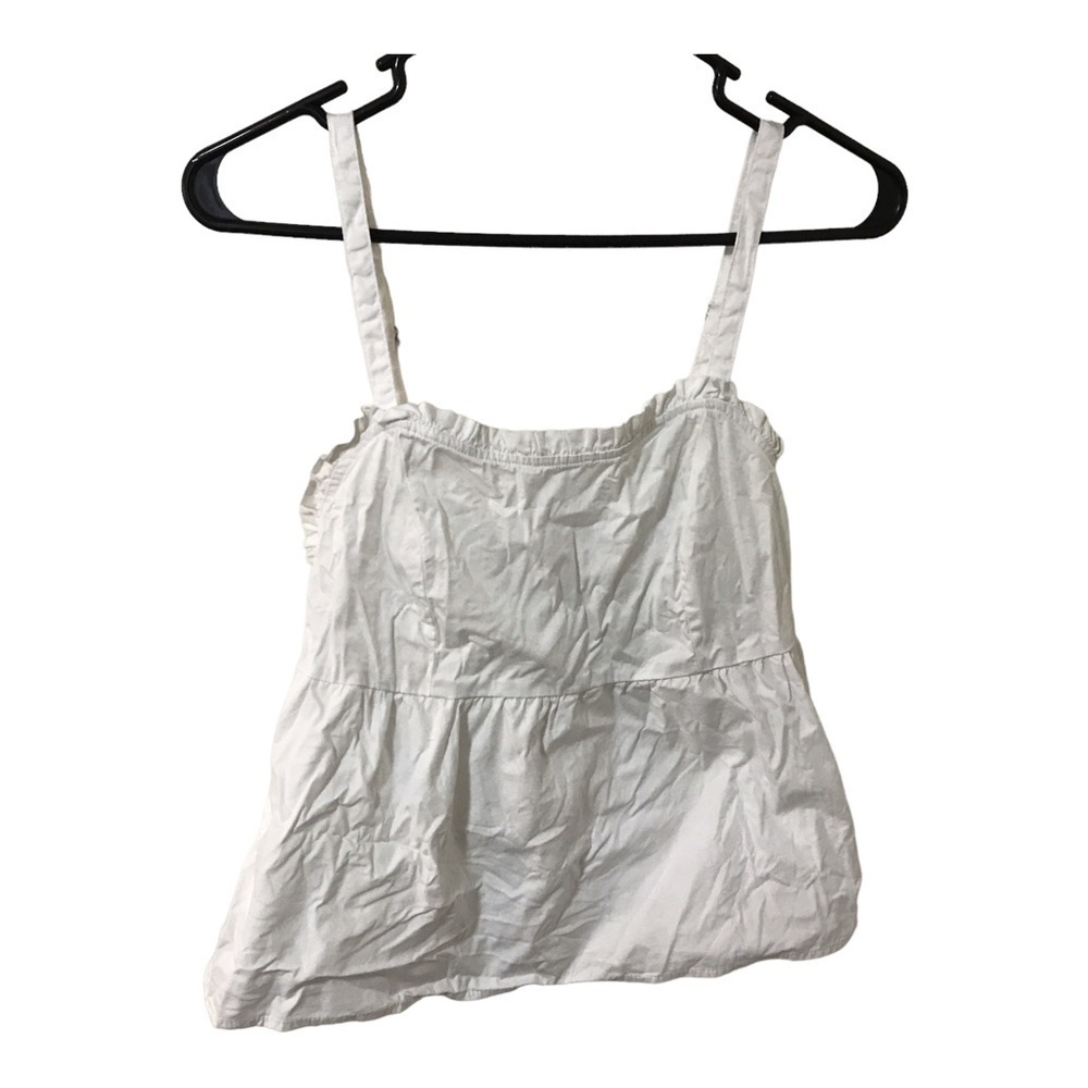 Brandy Melville white holly top OS